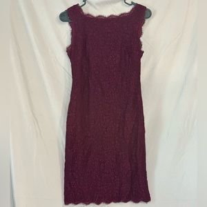 Adrianna Papell Purple Bridesmaid Dress